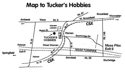 Road map of routes to the store